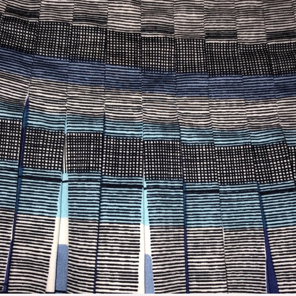 💙LIZ CLAIBORNE💙PLAID PLEATED DROP WAIST SKIRT💙 - Picture 4 of 6